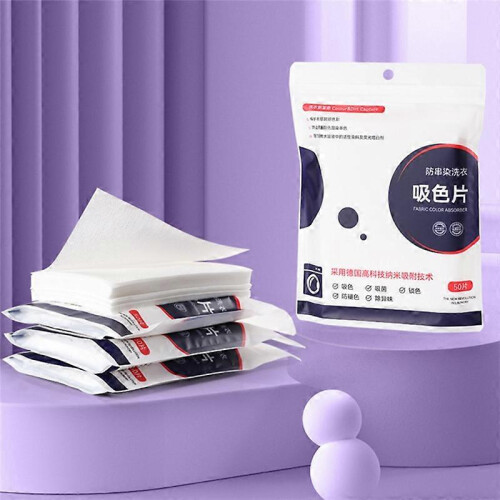 100 salviette per il bucato resistenti alle macchie e resistenti al colore. 2