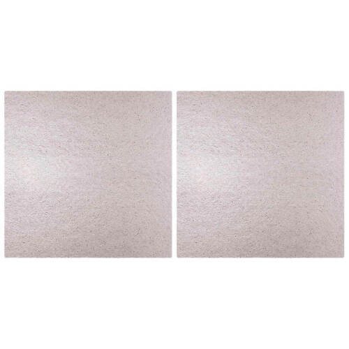 2 δίσκοι επισκευής φούρνου μικροκυμάτων 13cm x 13cm (πλάκες από μαρμαρυγία)