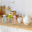 3-Piece Bathroom Cup Dispenser 3 oz Tabletop Dishwasher Cup Holder, Small Plastic 5