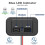 12V/24V RV USB Socket, Dual PD3.0 Type-C (USB C) & Quick Charge QC3.0 USB-A Port Panel-Mount Car USB 5