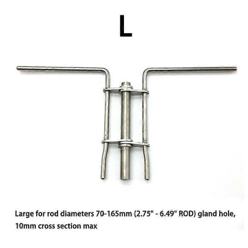 3-piece Universal U-shaped Cup Hydraulic Cylinder Piston Rod Sealing Ring Installation Tool Kit Controller Boos 2