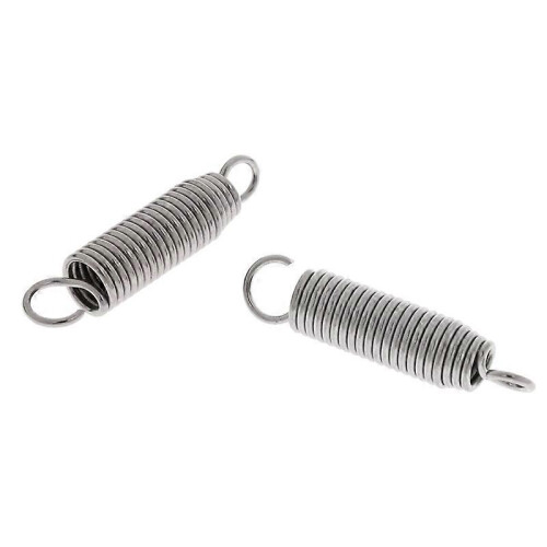4 molle per martelletti del pedale del basso, risposta rapida, argento.