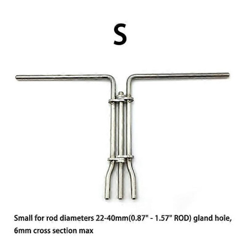 3-piece Universal U-shaped Cup Hydraulic Cylinder Piston Rod Sealing Ring Installation Tool Kit Controller Boos 1