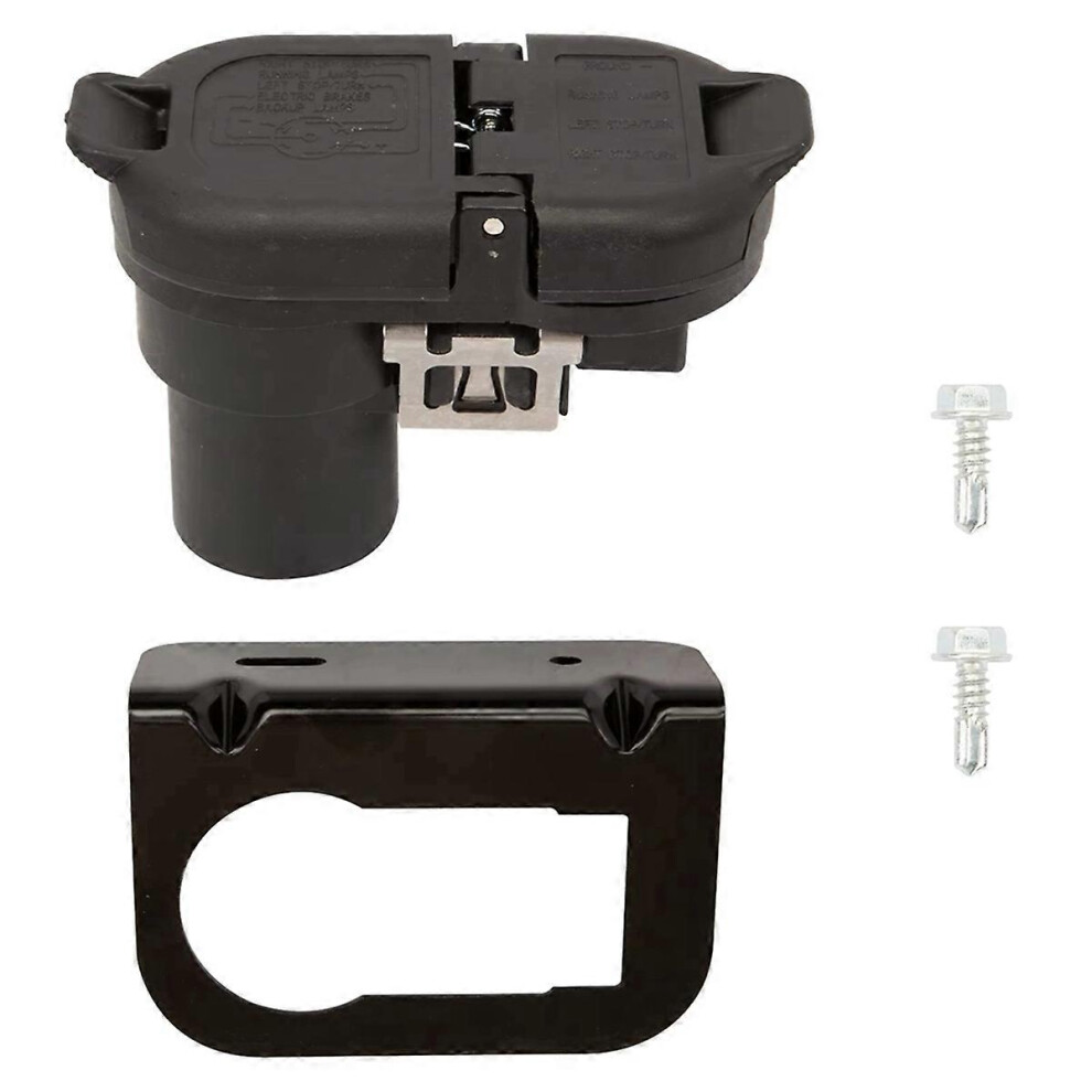 56055632Ac Rear Bumper Trailer Hitch Tow Plug Connector Compatible With Dodge Ram 1500 2500 3500 2011-2022 8078973311463
