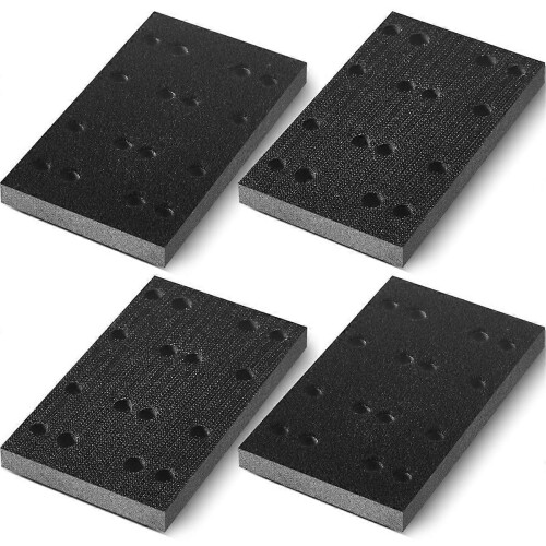 4 soft black foam sanding discs, interface sanding pad for Festool RS400 LS130 sander