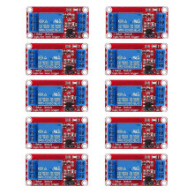 10 pieces Relay module DC 12V relay board 1 channel with optocoupler isolation supports high or low level