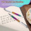 28 empty coloured tubes to create your own liquid sand pens. 4