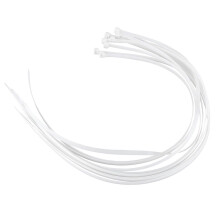 10 bridas extra largas, 76 cm, color blanco