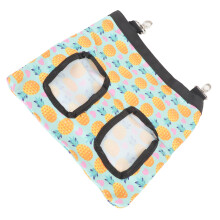 Rabbit Hay Feeder Bag, Oxford Cloth, 2 Holes, Hanging Dispenser