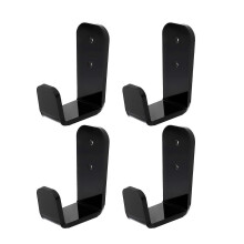 4-piece wall-mounted hockey stick holder, golf club holder, hockey stick holder, for horizontal mounting H