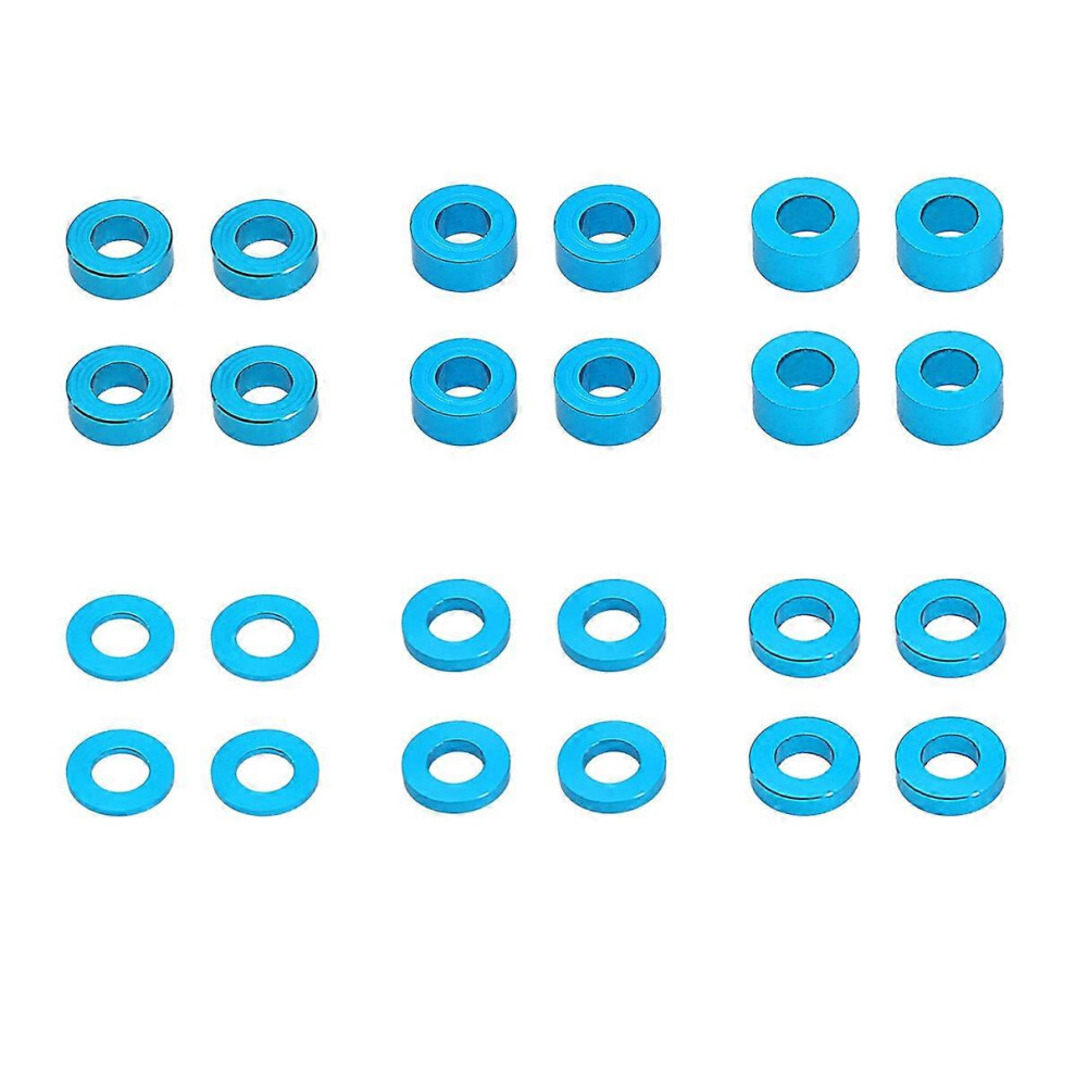 24-Piece M3 Screw Standoff Set: 3Mm Screws, Flat Washers, Flat Washers, Standoffs Compatible With Tamiya 53539 Tt02 Tt01 Xv01 Xv02 8065363777121
