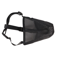 Musero traspirante regolabile in mesh per cani - PVC Nylon per morsi e abbaio