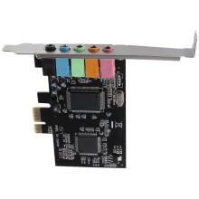 5.1 Interne Soundkarte für Windows 10 mit Low-Profile-Bracket, 3D-Stereo-PCI-E, CMI8738-Chip 32/64