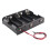 5 x 1.5V AA battery compartment holder housing cable black 5
