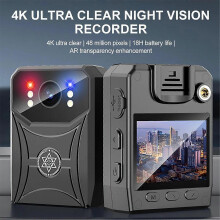 4K Mini Police Camera Digital Video Recorder Camcorder IR Night Vision Body Sensor Sports Camera Bac