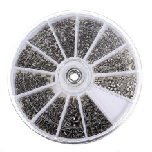 12 models of stainless steel screws, 600 pieces, for PCs, mobile phones and glasses.