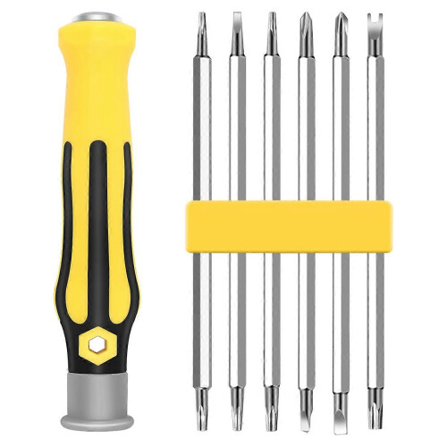 12-in-1 Multifunctional Household Screwdriver Set: Special shape, Phillips, Double head.