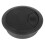black round plastic cable hole covers with a 70 mm diameter compatible with computer desks 2