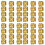 400 pieces M3 threaded knurled brass threaded inserts heat-resistant embedding nuts, M3X5X4, compatible with 3D printing 1