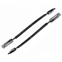 1 pair of window feedthroughs for solar cable, 16 inch flat cable for solar panel with plug and socket.