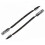 1 pair of window feedthroughs for solar cable, 16 inch flat cable for solar panel with plug and socket. 1
