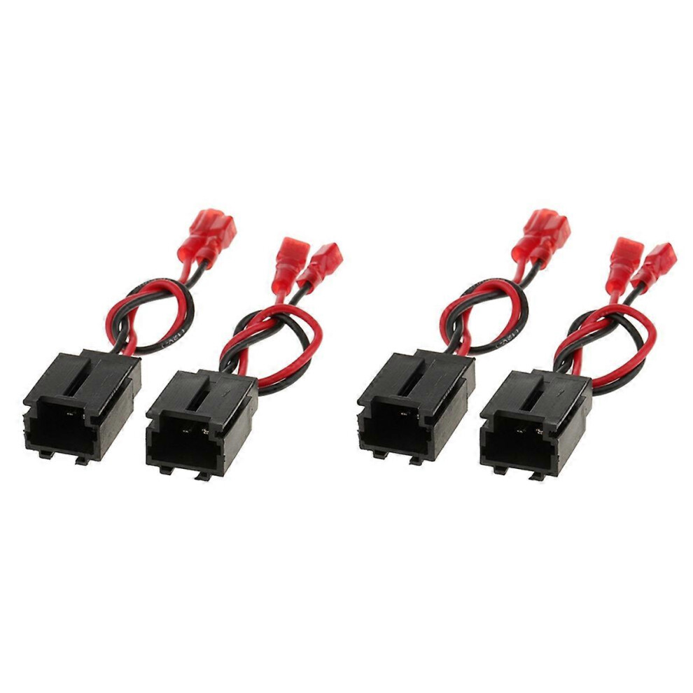 2 Pieces Audio Speaker Cable Adapter Plugs Studio Wiring Harness Connectors Compatible With Citroen C2/Peugeot 206 1999-2 8934618365355