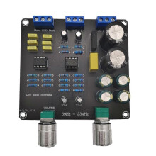 59Hz-234Hz Tiefpassfilter Super Bass Crossover Board AC9V-12V Dual NE5532 Crossover Point Continuou