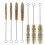 7-piece brass wire pipe brush set, cleaning wire brushes, pipe cleaner drill brushes 1