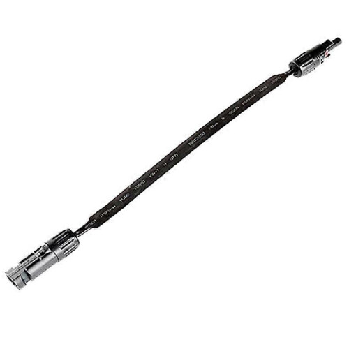1 pair of window feedthroughs for solar cable, 16 inch flat cable for solar panel with plug and socket. 2