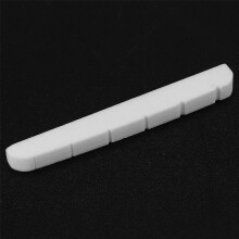 1 Caterpillar Bone grooved six-string electric guitar nut for modern and vintage guitars, for replacement on Fender Stratocasters