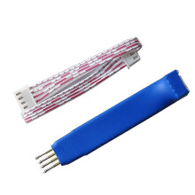 2.54mm 4-pin STM32 programming probe module compatible with programming STM8 Pogo pin XH2.54 socket Dupont cable DIY Te