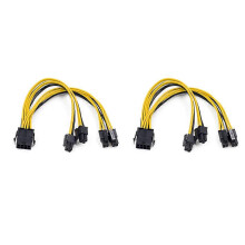 Cavi di alimentazione a Y: EPS CPU 12V femmina a 8 pin a doppia scheda madre EPS 12V maschio a 8 pin (4+4)