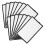 14 blank rectangular iron-on sublimation stickers for fabric repair 2