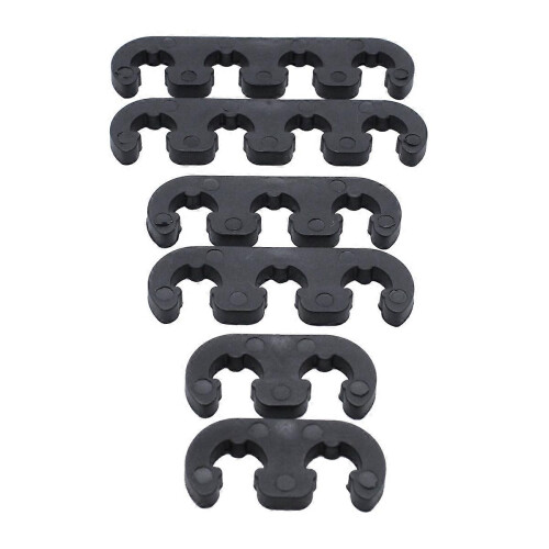 7mm 8mm plastic ignition cable separator, universal black, compatible with Fo