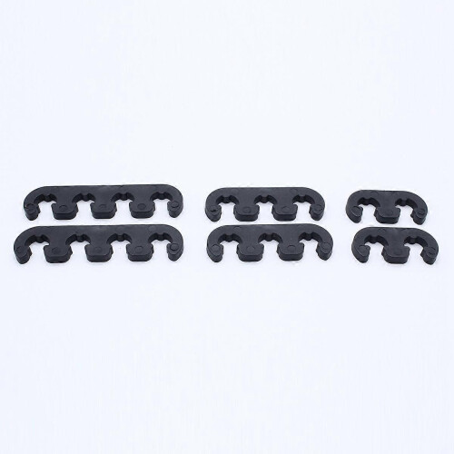 7mm 8mm plastic ignition cable separator, universal black, compatible with Fo 2
