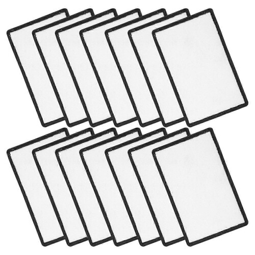 14 blank rectangular iron-on sublimation stickers for fabric repair 2