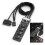 9-pin USB header splitter, USB 2.0 header splitter with SATA power cable, internal USB hub compatible with CPU/RG 2