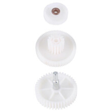 Set of 3 replacement plastic gears for domestic meat grinder (sizes S/M/L).