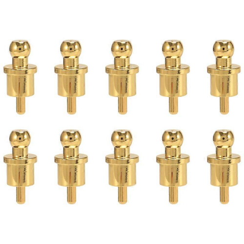 10 gold-plated RCA plug caps, short-circuit socket, phono connector RCA shielding jack socket protection 1