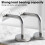 6 Pack 304 Stainless Steel Wall Handrail Brackets, Strong Support 4