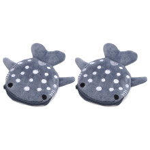 Joli petit porte-monnaie, lot de 2 portefeuilles en peluche-Gris