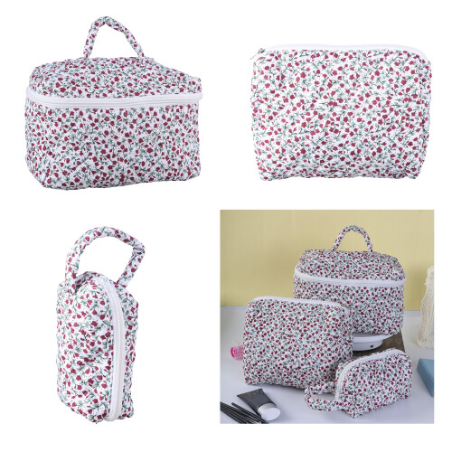 Gesteppte Make-up-Tasche, großes Fassungsvermögen,-L 2