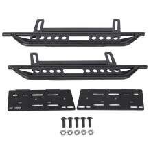 Metall sidopedal steg för RC Crawler bilkaross Högkvalitativ metall sidopedal steg fotplatta pedal fotsteg hållbar metallkonstruktion lätt att