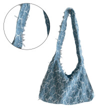 Sac à bandoulière décontracté, sac à main à la mode-bleu clair