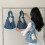 Unique Shoulder Bag Dumpling Underarm Purse-light blue 4