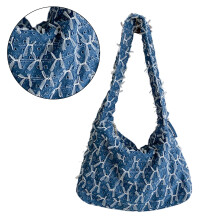 Mode schoudertas crossbody portemonnee casual onderarm-Blauw