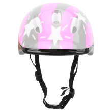 Atmungsaktiver, belüfteter Helm, Multisport-Schutzset für Kinder, Rosa, verstellbarer Schutzhelm aus hochdichtem Schaumstoff und PVC, entwickelt