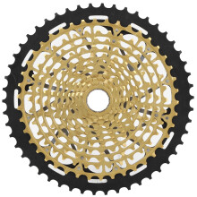 Bike Cassette for Mountain Cycling, 12Speed 9-50T Ultralight Design with Hollow Construction and Aluminum Cog Technology, Durable Wear Resistant Flywh