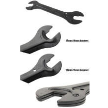 Fahrradschlüssel für Reparaturarbeiten, Doppelkopf-Design, hochwertige Materialien, korrosionsbeständig, Pedalschlüssel mit robuster Konstruktion
