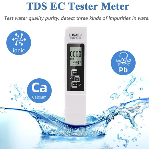 Μετρητής TDS & EC, Ψηφιακός μετρητής νερού με ευαίσθητο αισθητήρα για υψηλή ακρίβεια 1